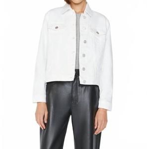NEW FRAME le vintage denim jacket in white